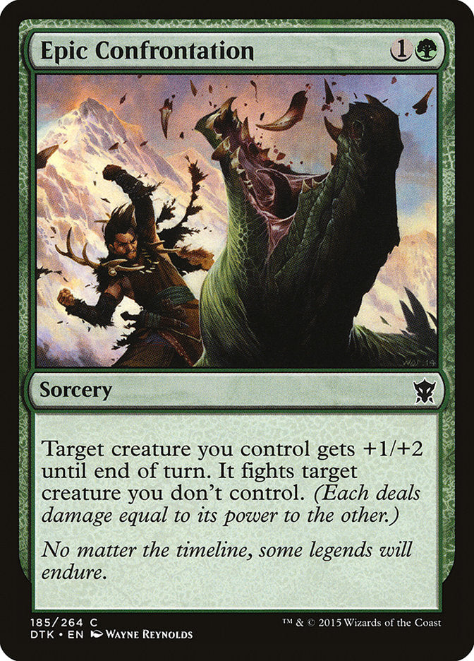 Epic Confrontation [Dragons of Tarkir] MTG Single Magic: The Gathering | Red Claw Gaming