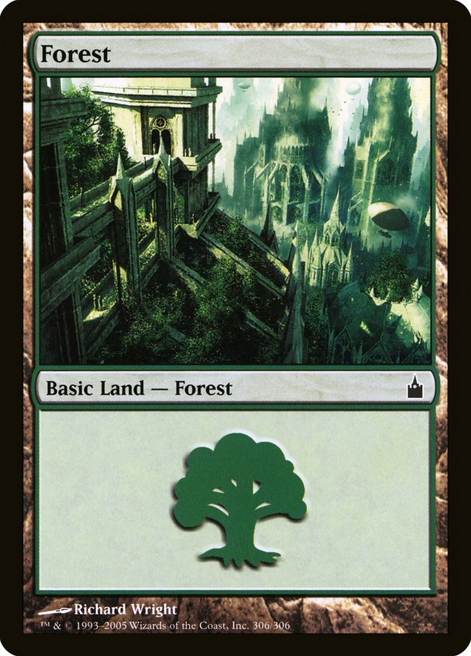 Forest (306) [Ravnica: City of Guilds] MTG Single Magic: The Gathering | Red Claw Gaming
