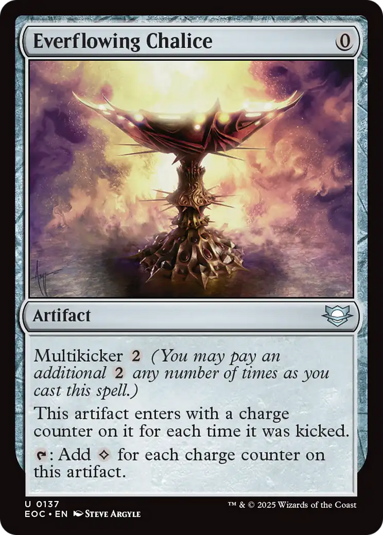 Everflowing Chalice [Edge of Eternities Commander] MTG Single Magic: The Gathering | Red Claw Gaming