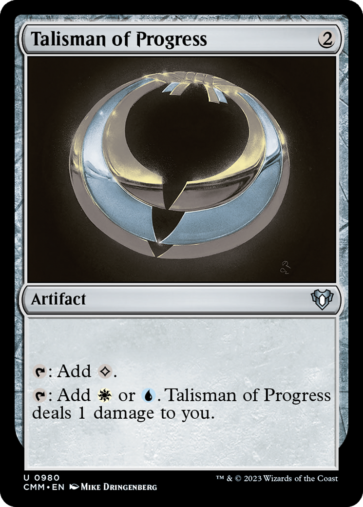 Talisman of Progress [Commander Masters] MTG Single Magic: The Gathering | Red Claw Gaming