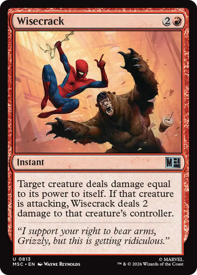 Wisecrack [Marvel Super Heroes Commander] | Red Claw Gaming