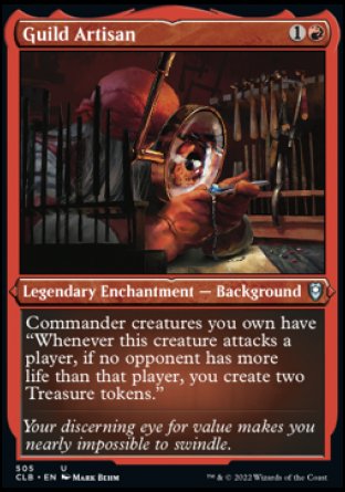 Guild Artisan (Foil Etched) [Commander Legends: Battle for Baldur's Gate] MTG Single Magic: The Gathering | Red Claw Gaming