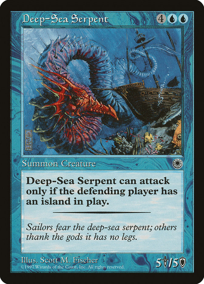 Deep-Sea Serpent [Portal] MTG Single Magic: The Gathering | Red Claw Gaming