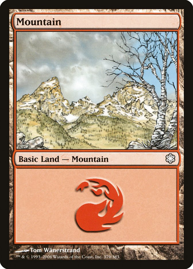 Mountain (379) [Coldsnap Theme Decks] MTG Single Magic: The Gathering | Red Claw Gaming