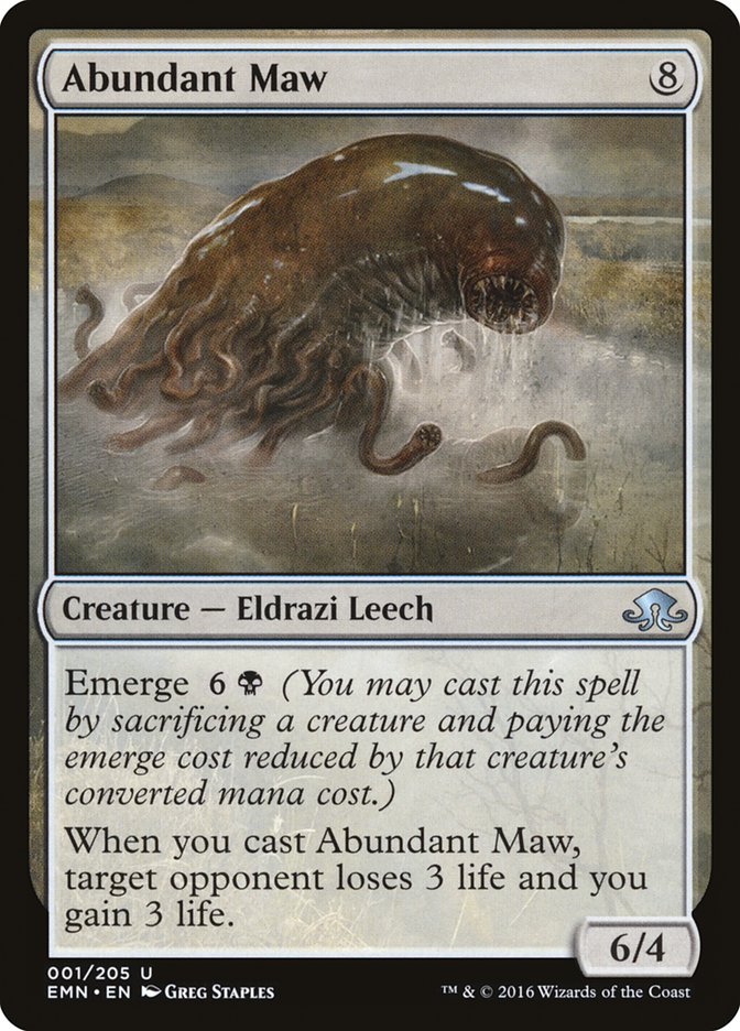 Abundant Maw [Eldritch Moon] MTG Single Magic: The Gathering | Red Claw Gaming