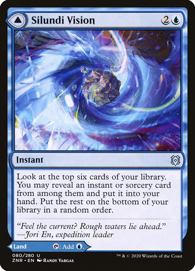Silundi Vision // Silundi Isle [Zendikar Rising] MTG Single Magic: The Gathering | Red Claw Gaming