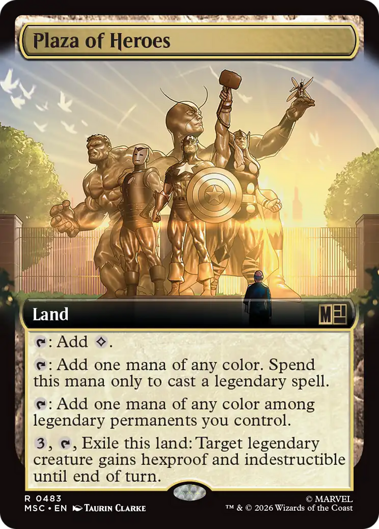 Plaza of Heroes (Extended Art) [Marvel Super Heroes Commander] | Red Claw Gaming
