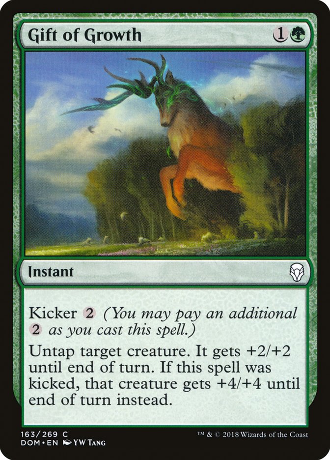Gift of Growth [Dominaria] MTG Single Magic: The Gathering | Red Claw Gaming
