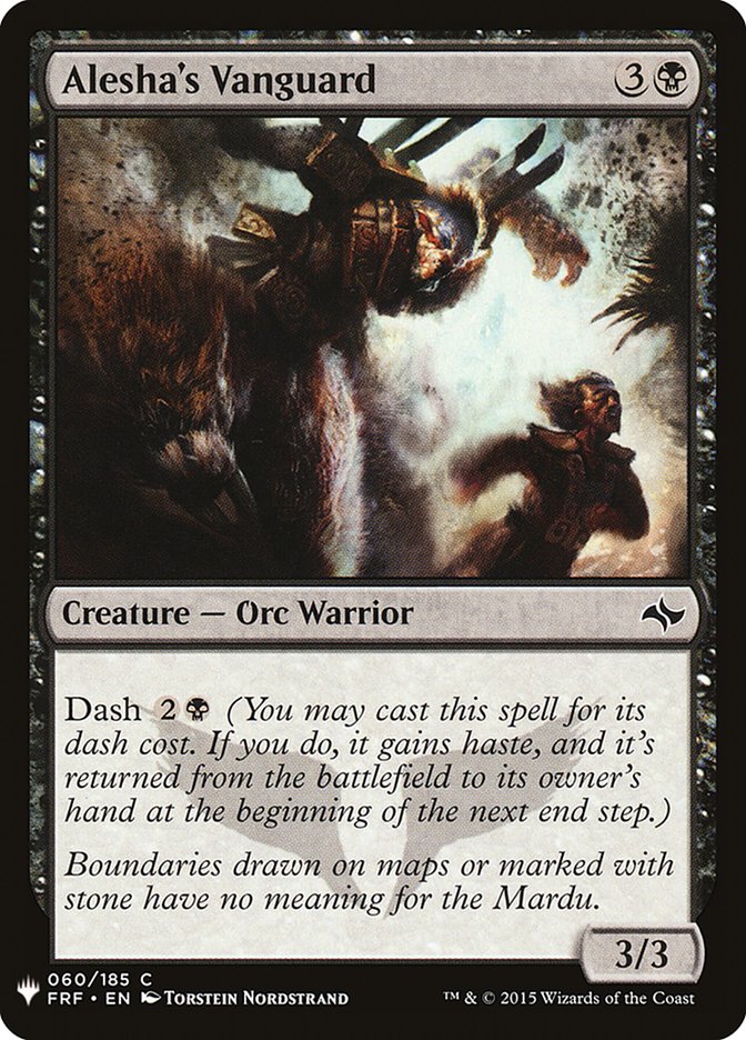 Alesha's Vanguard [Mystery Booster] MTG Single Magic: The Gathering | Red Claw Gaming