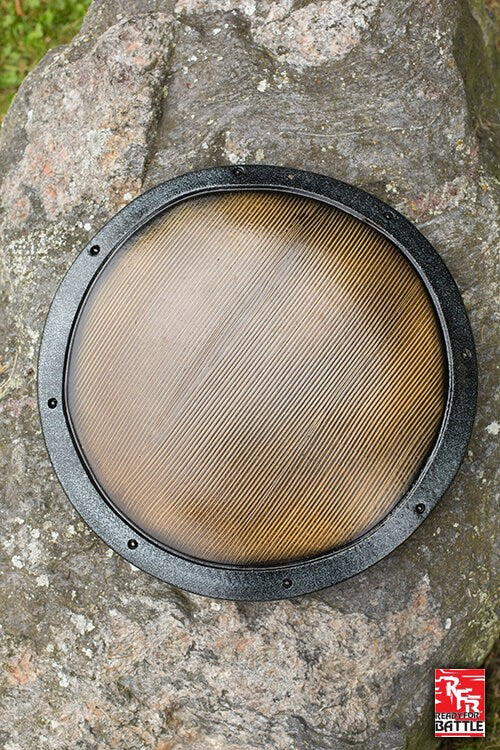 Ready For Battle Wooden Buckler - 35 cm LARP Iron Fortress | Red Claw Gaming