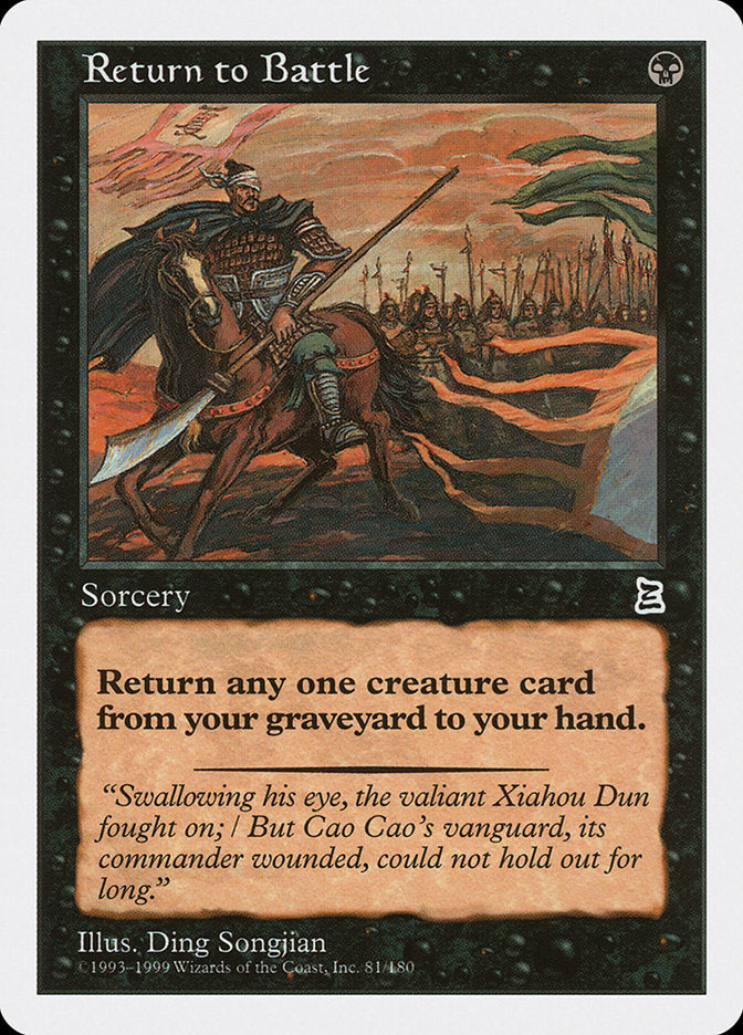 Return to Battle [Portal Three Kingdoms] MTG Single Magic: The Gathering | Red Claw Gaming