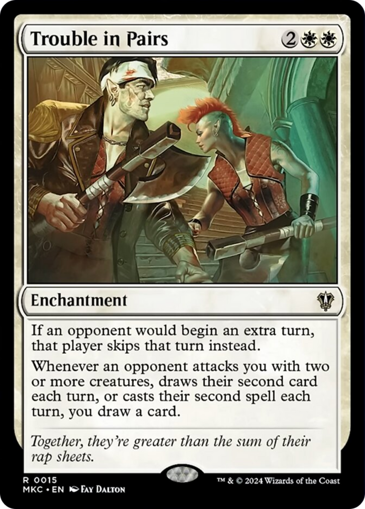 Trouble in Pairs [Murders at Karlov Manor Commander] MTG Single Magic: The Gathering | Red Claw Gaming