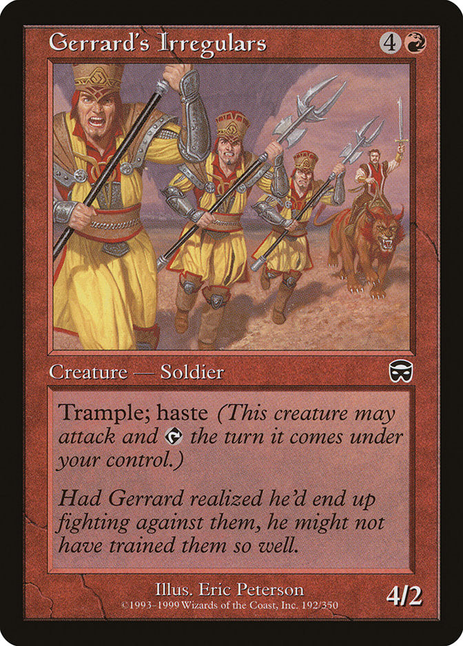 Gerrard's Irregulars [Mercadian Masques] MTG Single Magic: The Gathering | Red Claw Gaming