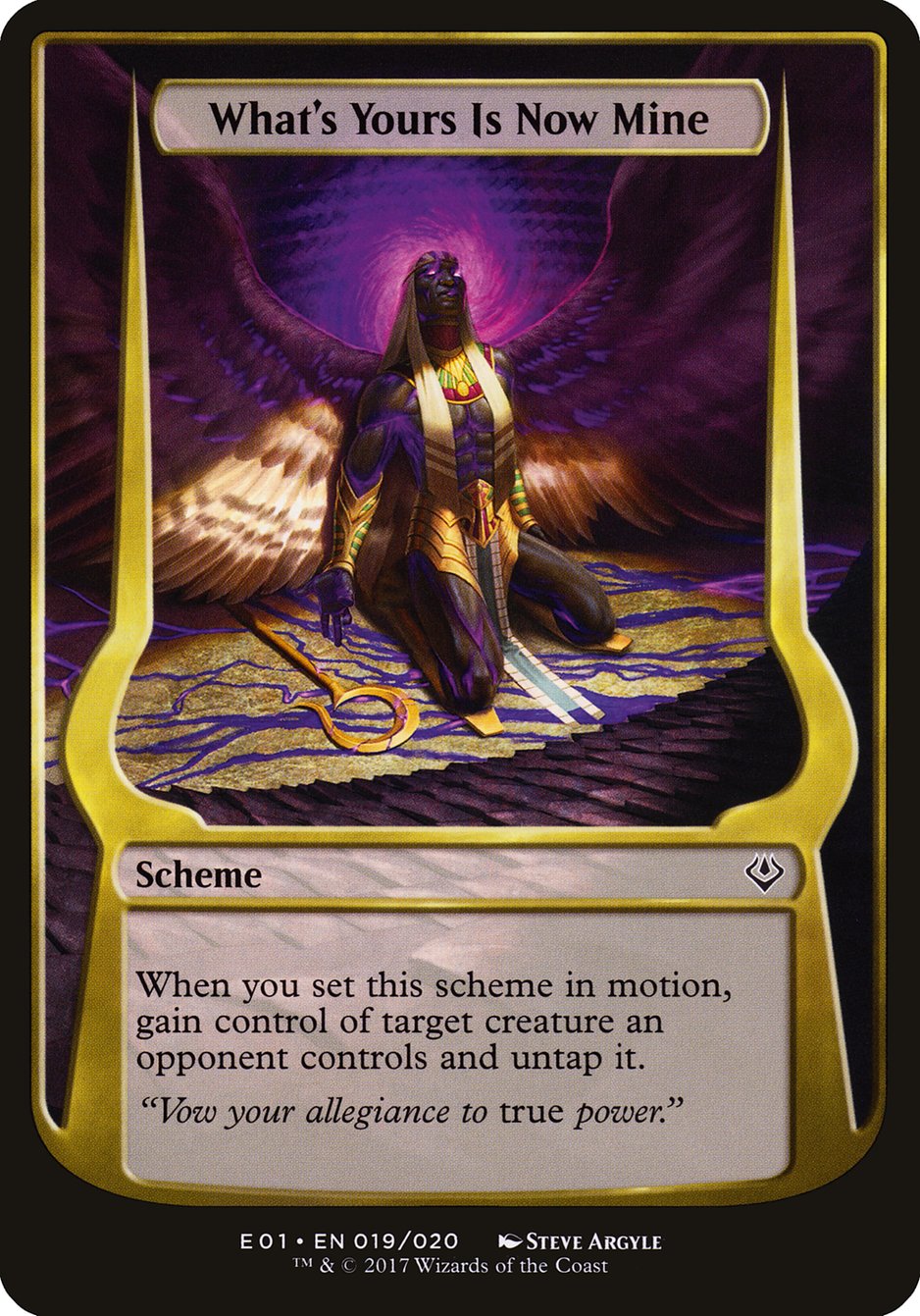 What's Yours Is Now Mine (Schemes) [Archenemy: Nicol Bolas Schemes] MTG Single Magic: The Gathering | Red Claw Gaming