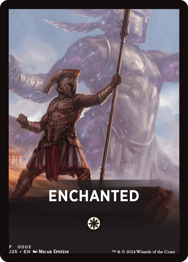 Enchanted Theme Card [Foundations Jumpstart Front Cards] MTG Single Magic: The Gathering | Red Claw Gaming