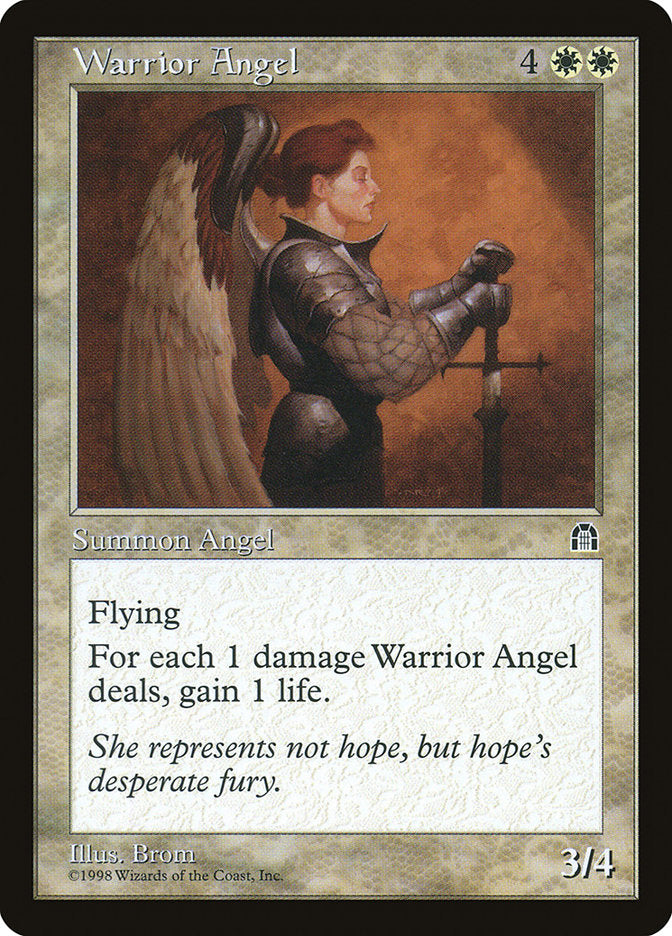 Warrior Angel [Stronghold] MTG Single Magic: The Gathering | Red Claw Gaming