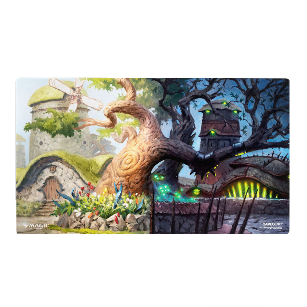 Playmat: Shiny Treatment: Magic: The Gathering - Lorwyn Eclipsed: Temple Garden Play Mat Gamegenic | Red Claw Gaming
