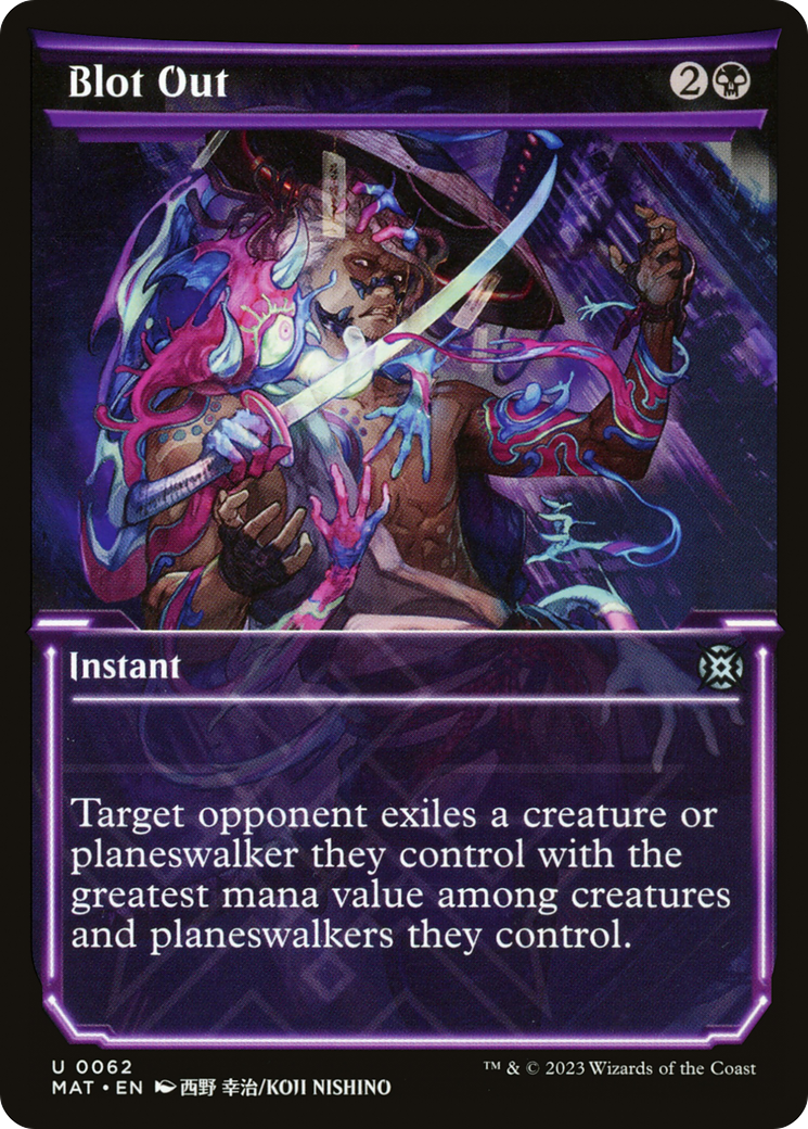 Blot Out (Showcase) [March of the Machine: The Aftermath] MTG Single Magic: The Gathering | Red Claw Gaming