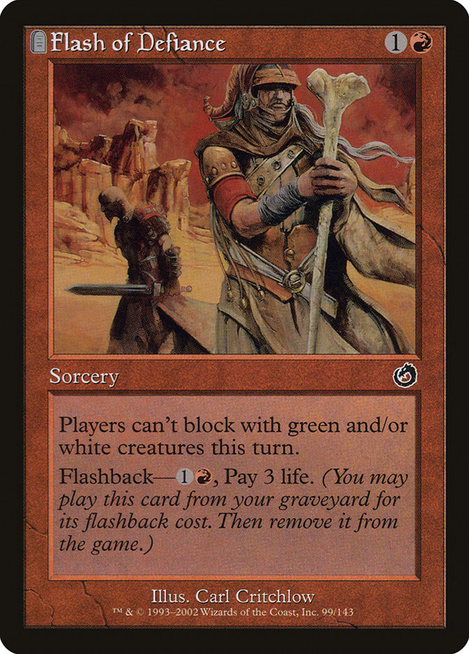 Flash of Defiance [Torment] MTG Single Magic: The Gathering | Red Claw Gaming