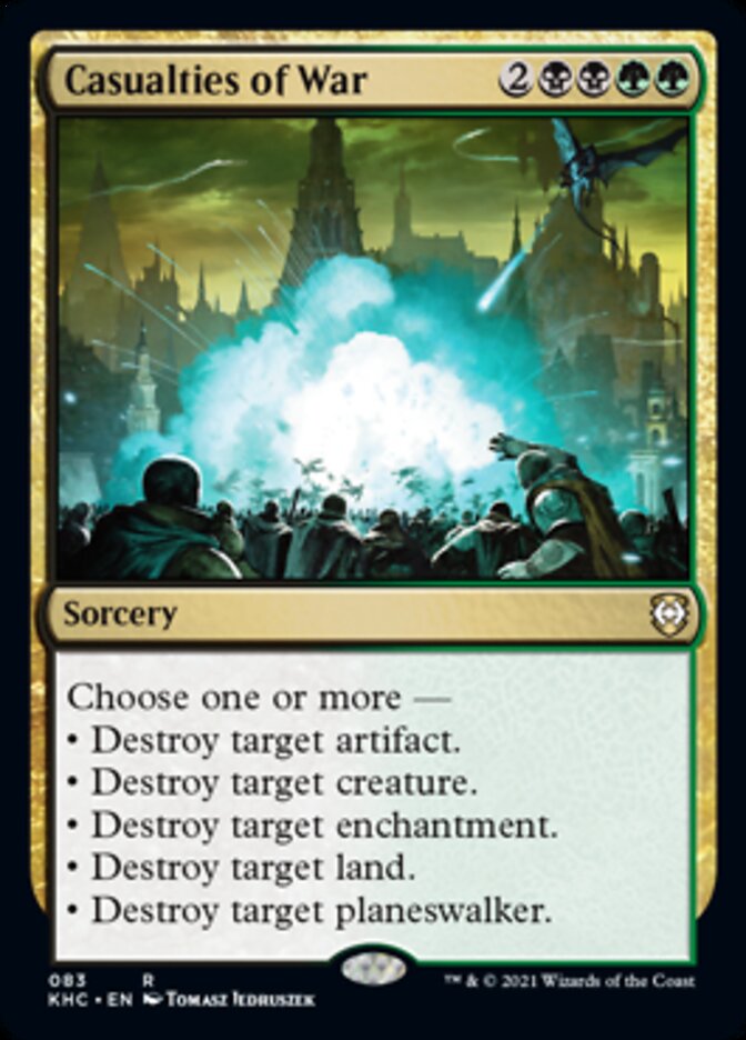 Casualties of War [Kaldheim Commander] MTG Single Magic: The Gathering | Red Claw Gaming