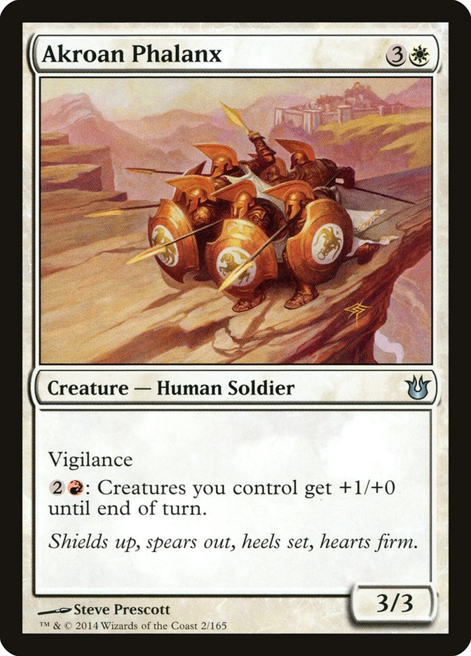 Akroan Phalanx [Born of the Gods] MTG Single Magic: The Gathering | Red Claw Gaming