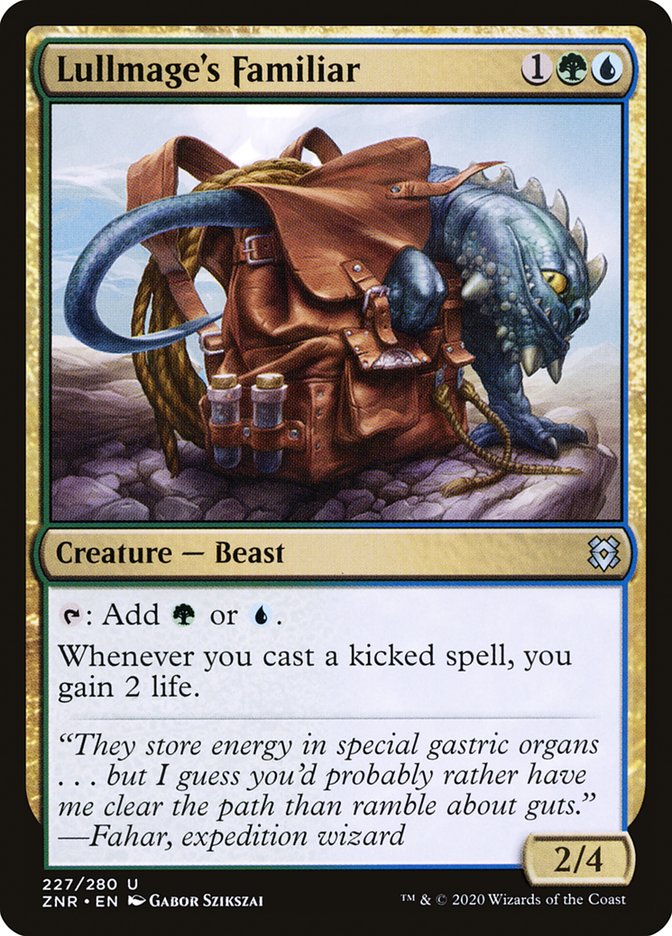 Lullmage's Familiar [Zendikar Rising] MTG Single Magic: The Gathering | Red Claw Gaming