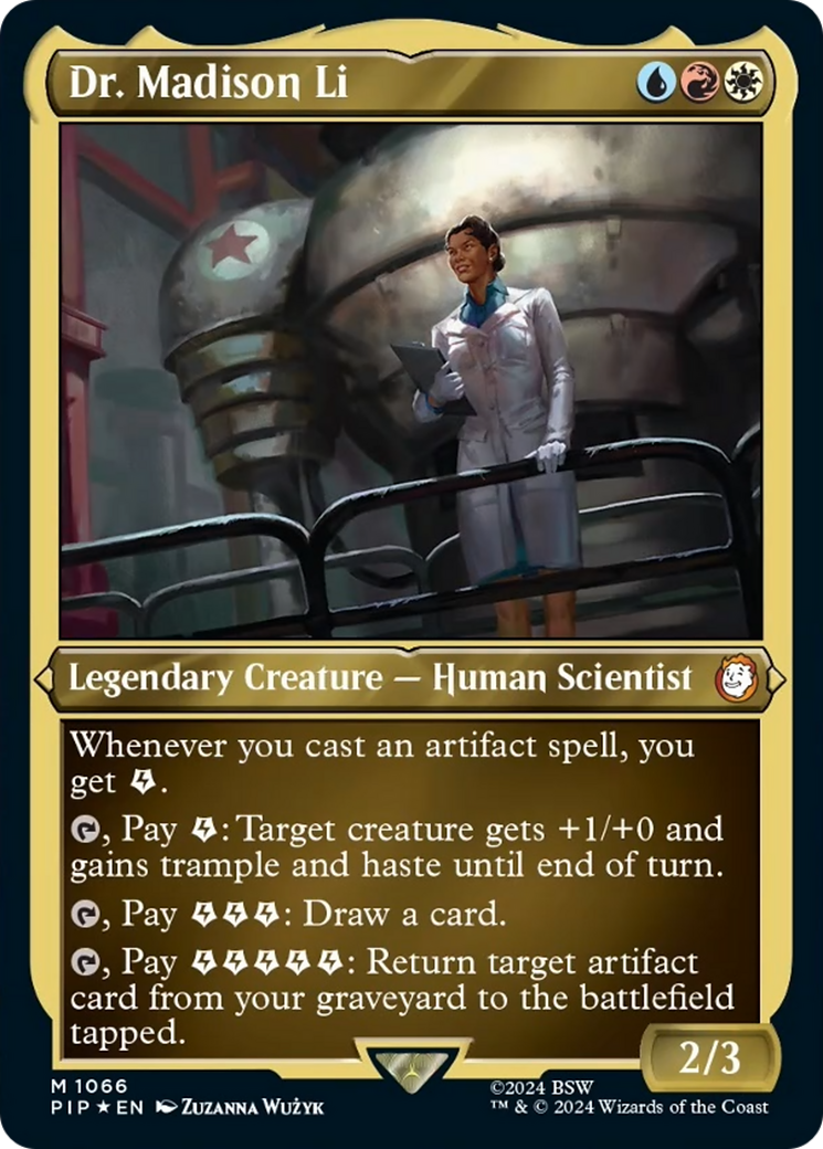 Dr. Madison Li (Display Commander) [Fallout] MTG Single Magic: The Gathering | Red Claw Gaming