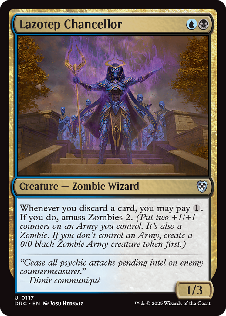 Lazotep Chancellor [Aetherdrift Commander] MTG Single Magic: The Gathering | Red Claw Gaming