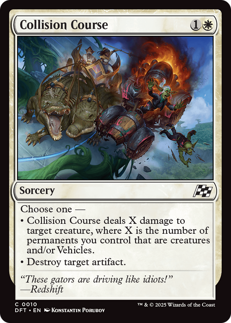 Collision Course [Aetherdrift] MTG Single Magic: The Gathering | Red Claw Gaming