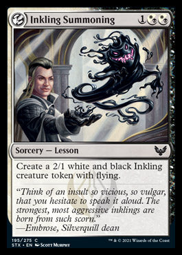 Inkling Summoning [Strixhaven: School of Mages] MTG Single Magic: The Gathering | Red Claw Gaming
