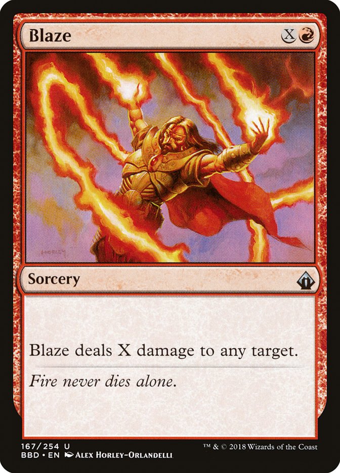 Blaze [Battlebond] MTG Single Magic: The Gathering | Red Claw Gaming