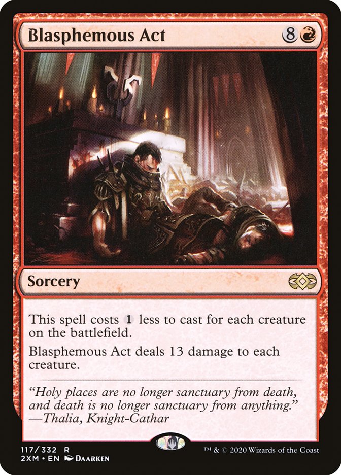 Blasphemous Act [Double Masters] MTG Single Magic: The Gathering | Red Claw Gaming