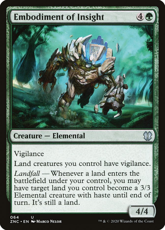 Embodiment of Insight [Zendikar Rising Commander] MTG Single Magic: The Gathering | Red Claw Gaming