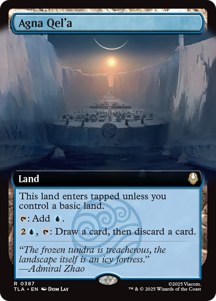 Agna Qel'a (Extended Art) [Avatar: The Last Airbender] MTG Single Magic: The Gathering | Red Claw Gaming