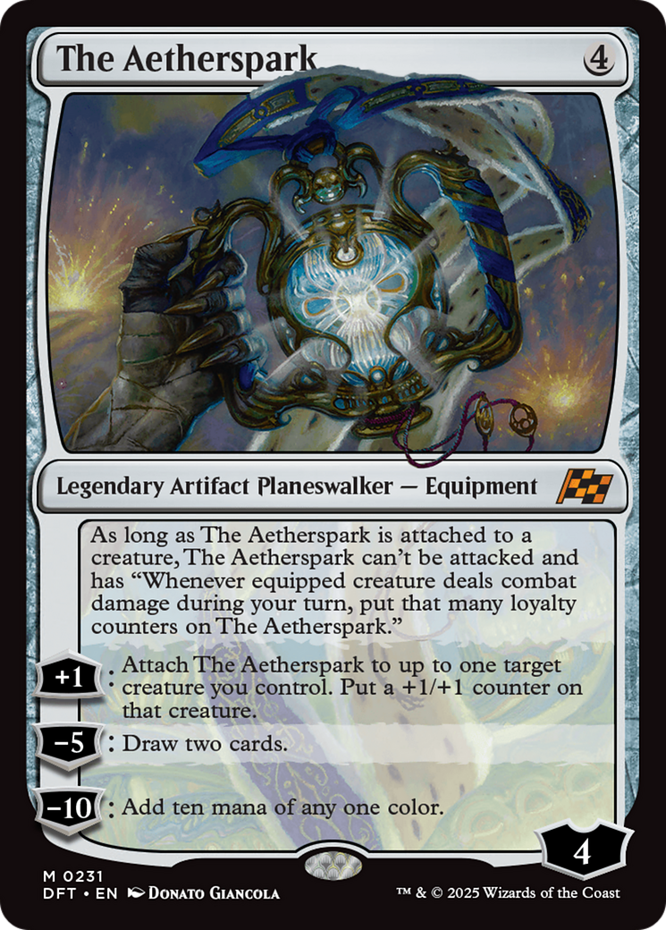 The Aetherspark [Aetherdrift] MTG Single Magic: The Gathering | Red Claw Gaming
