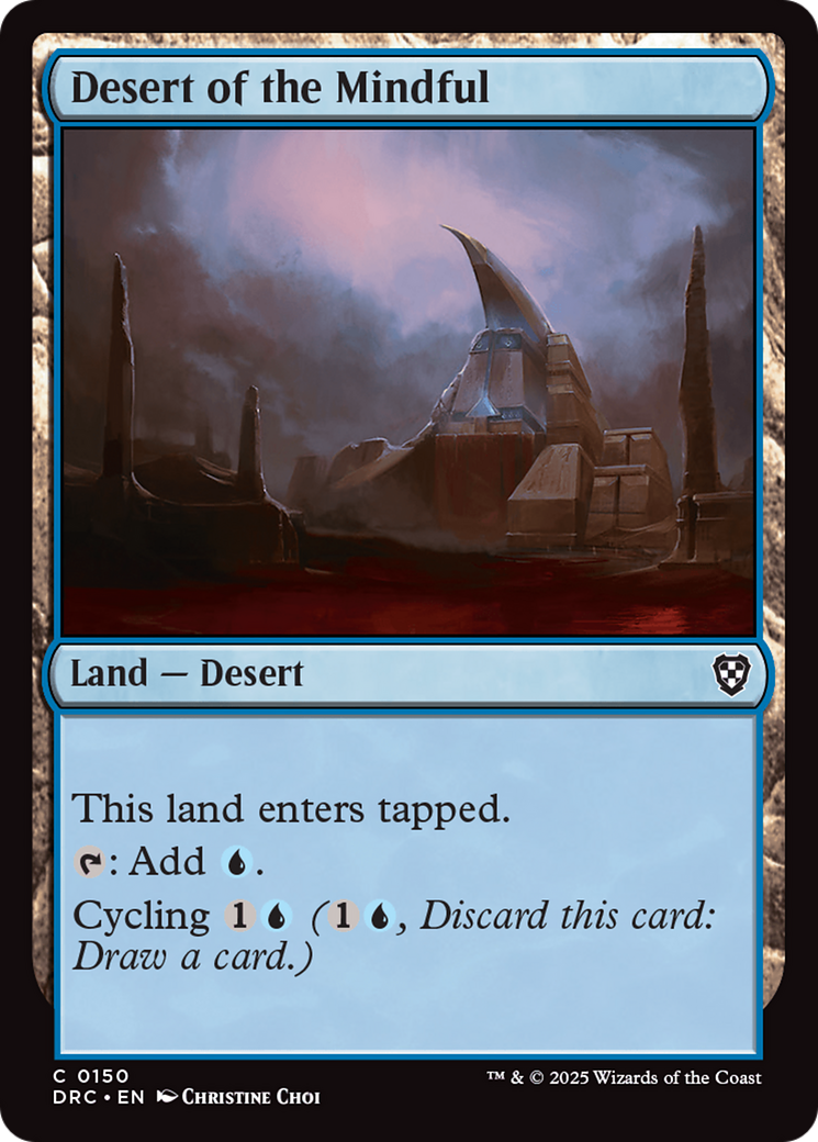 Desert of the Mindful [Aetherdrift Commander] MTG Single Magic: The Gathering | Red Claw Gaming