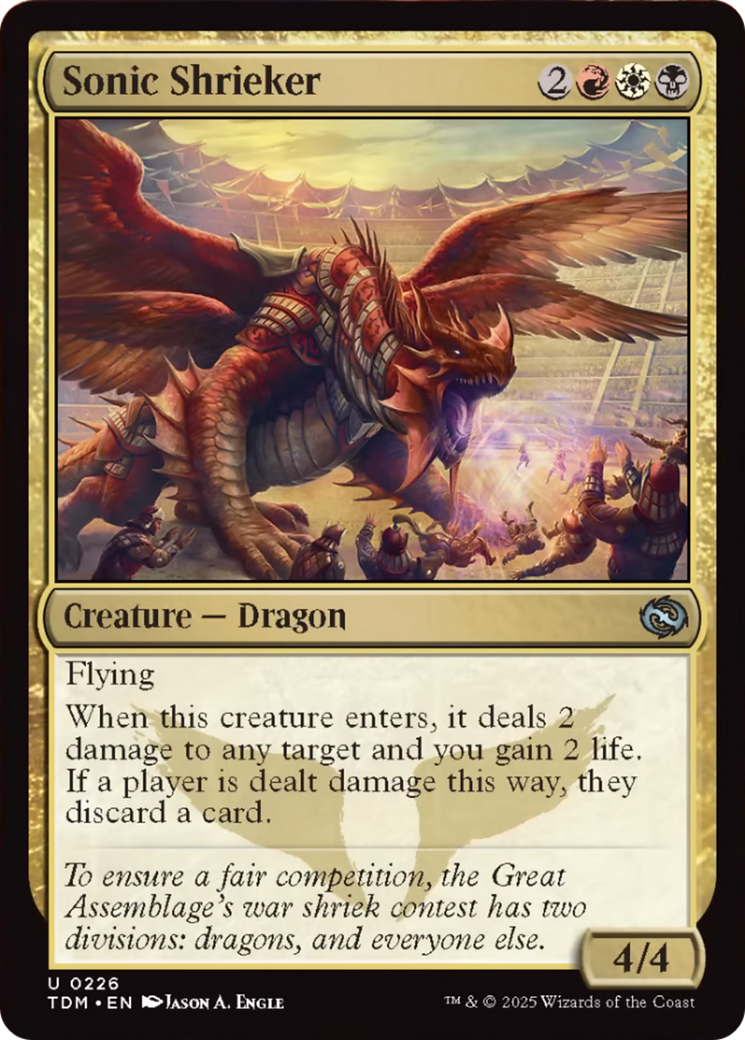Sonic Shrieker [Tarkir: Dragonstorm] MTG Single Magic: The Gathering | Red Claw Gaming