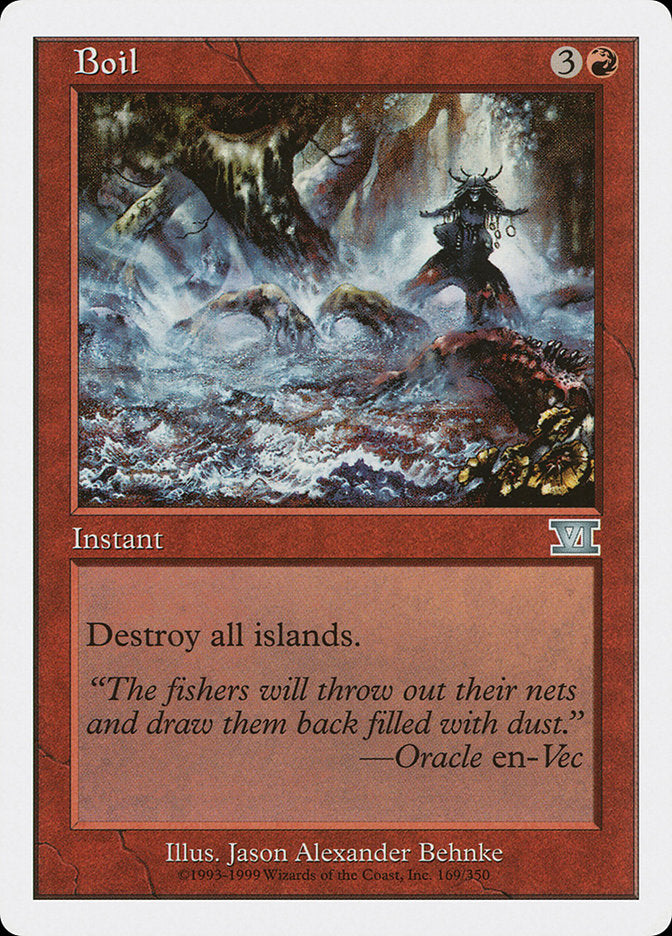 Boil [Classic Sixth Edition] MTG Single Magic: The Gathering | Red Claw Gaming