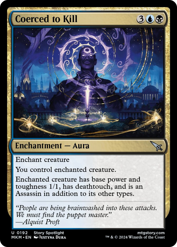 Coerced to Kill [Murders at Karlov Manor] MTG Single Magic: The Gathering    | Red Claw Gaming