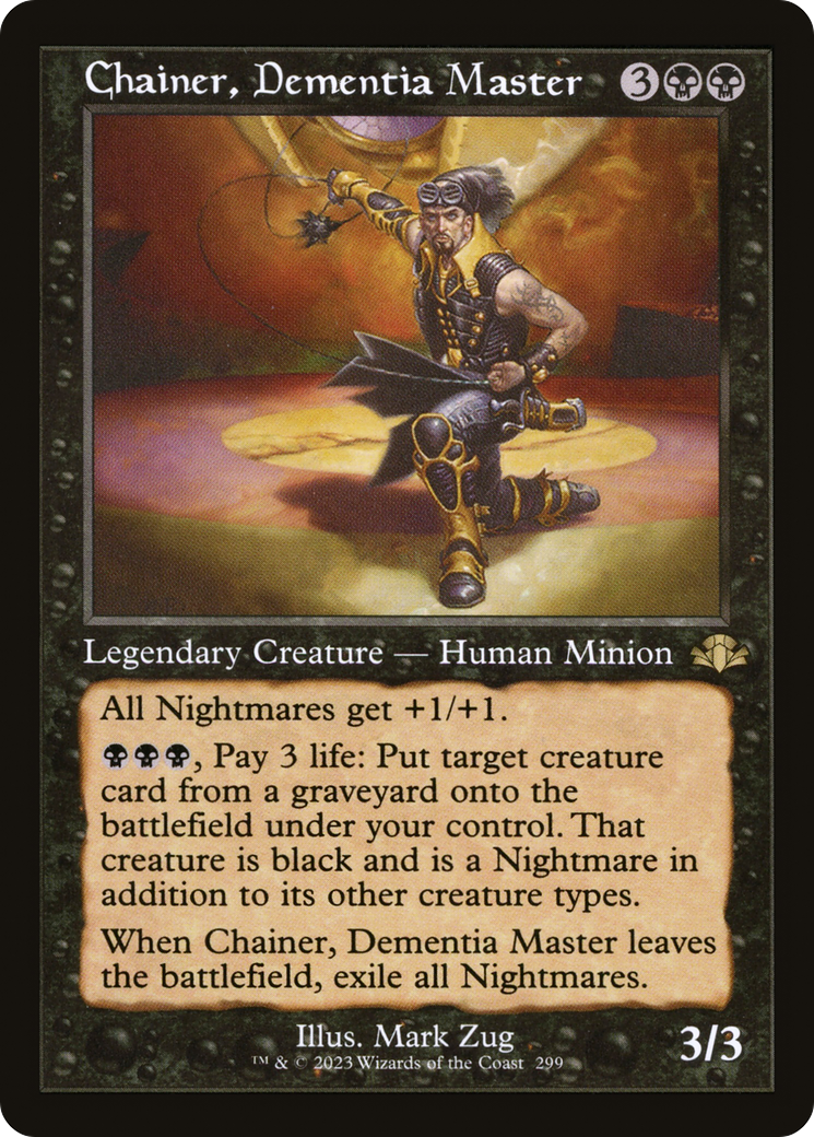 Chainer, Dementia Master (Retro) [Dominaria Remastered] MTG Single Magic: The Gathering | Red Claw Gaming