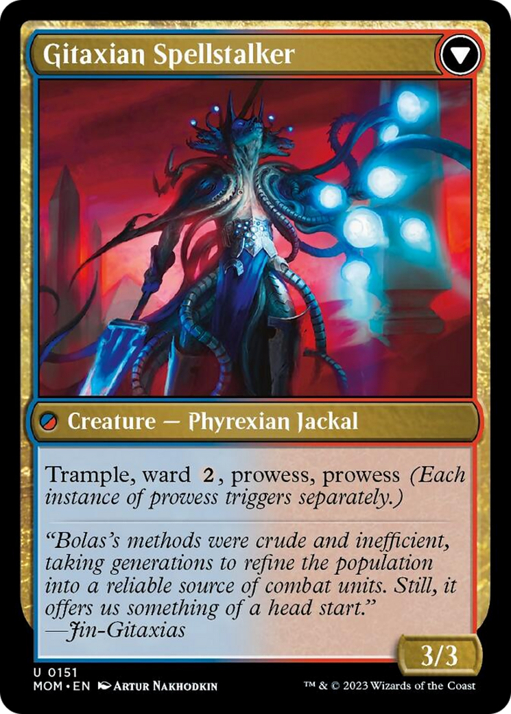 Khenra Spellspear // Gitaxian Spellstalker [March of the Machine] MTG Single Magic: The Gathering    | Red Claw Gaming