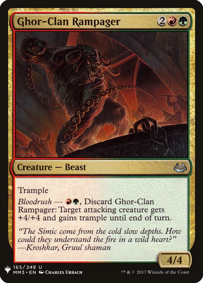 Ghor-Clan Rampager [Mystery Booster] MTG Single Magic: The Gathering | Red Claw Gaming
