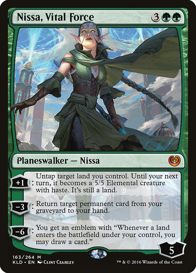 Nissa, Vital Force [Kaladesh] MTG Single Magic: The Gathering | Red Claw Gaming