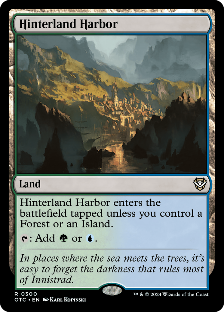 Hinterland Harbor [Outlaws of Thunder Junction Commander] MTG Single Magic: The Gathering | Red Claw Gaming