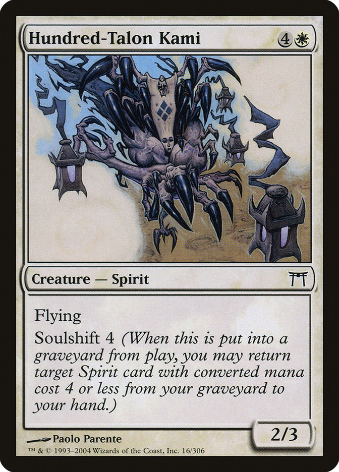 Hundred-Talon Kami [Champions of Kamigawa] MTG Single Magic: The Gathering | Red Claw Gaming