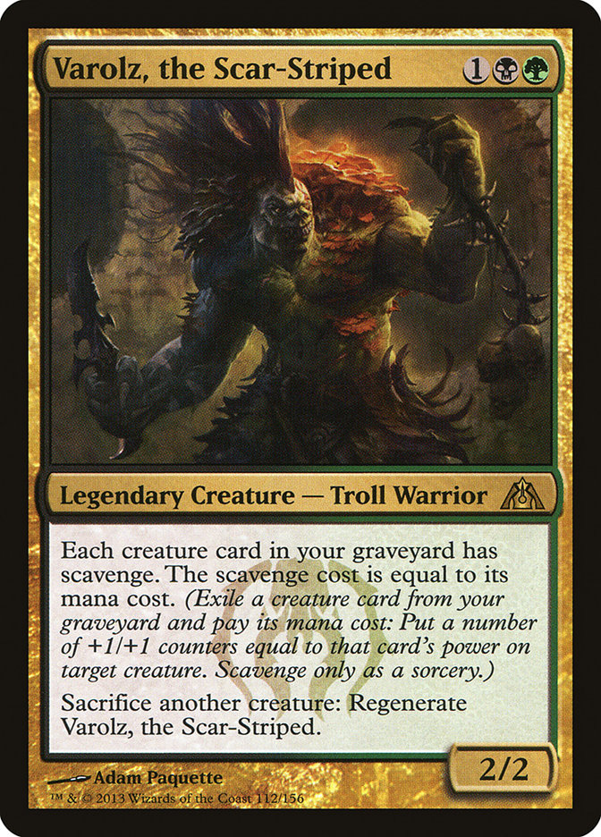 Varolz, the Scar-Striped [Dragon's Maze] MTG Single Magic: The Gathering | Red Claw Gaming