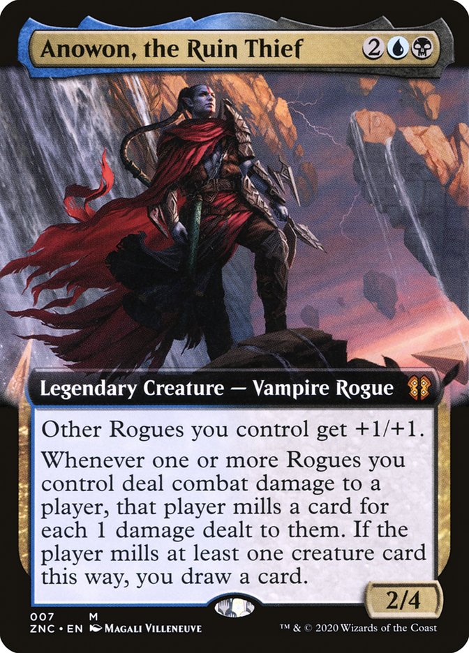 Anowon, the Ruin Thief (Extended Art) [Zendikar Rising Commander] MTG Single Magic: The Gathering | Red Claw Gaming