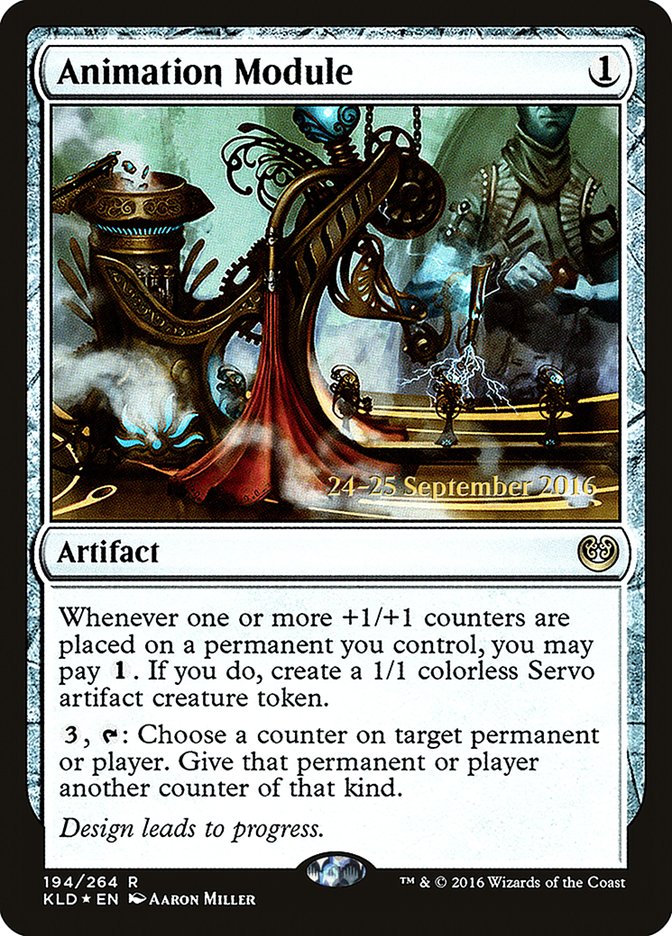Animation Module [Kaladesh Prerelease Promos] MTG Single Magic: The Gathering | Red Claw Gaming
