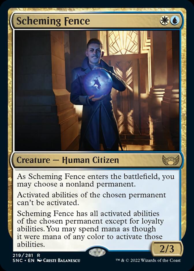 Scheming Fence [Streets of New Capenna] MTG Single Magic: The Gathering | Red Claw Gaming