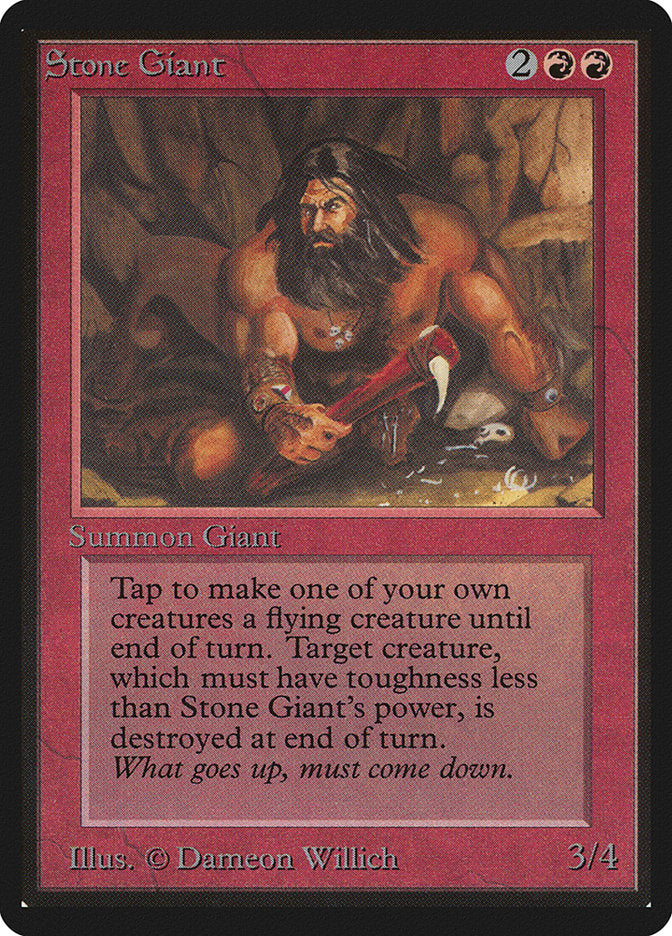 Stone Giant [Beta Edition] MTG Single Magic: The Gathering | Red Claw Gaming
